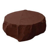 Mr. BAR-B-Q 07844BBGD Firepit Cover, 38 in L, 38 in W, Elastic, Dark Brown